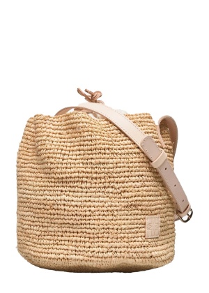Eleni Rounded Straw Bag Raffia