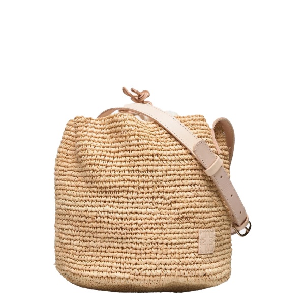 Eleni Rounded Straw Bag Raffia