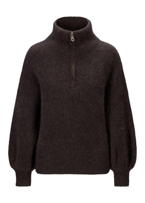 Li Chynky Sweater - Mørke brun