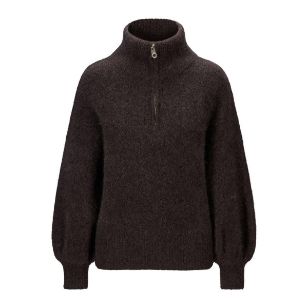 Li Chynky Sweater - Mørke brun