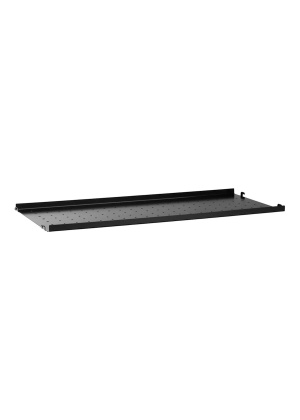 String metallhylleplate (Lav kant) 78x30cm 1-pack - sort