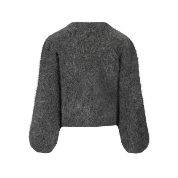 Amelia Chunky Cardigan - mørk grå - Bilde 2
