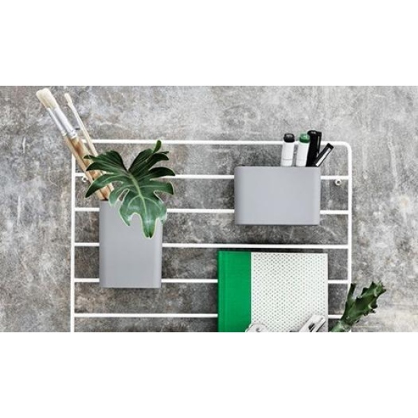 String grid for wall 40x40cm - sort - Bilde 2
