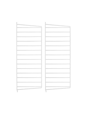 String veggavl, 75x30cm 2-pack - hvit