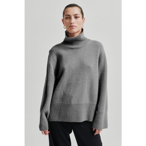 Alpha knit T-neck Second female
