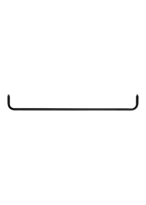 String stang til metallhylle 78cm 1pack - sort