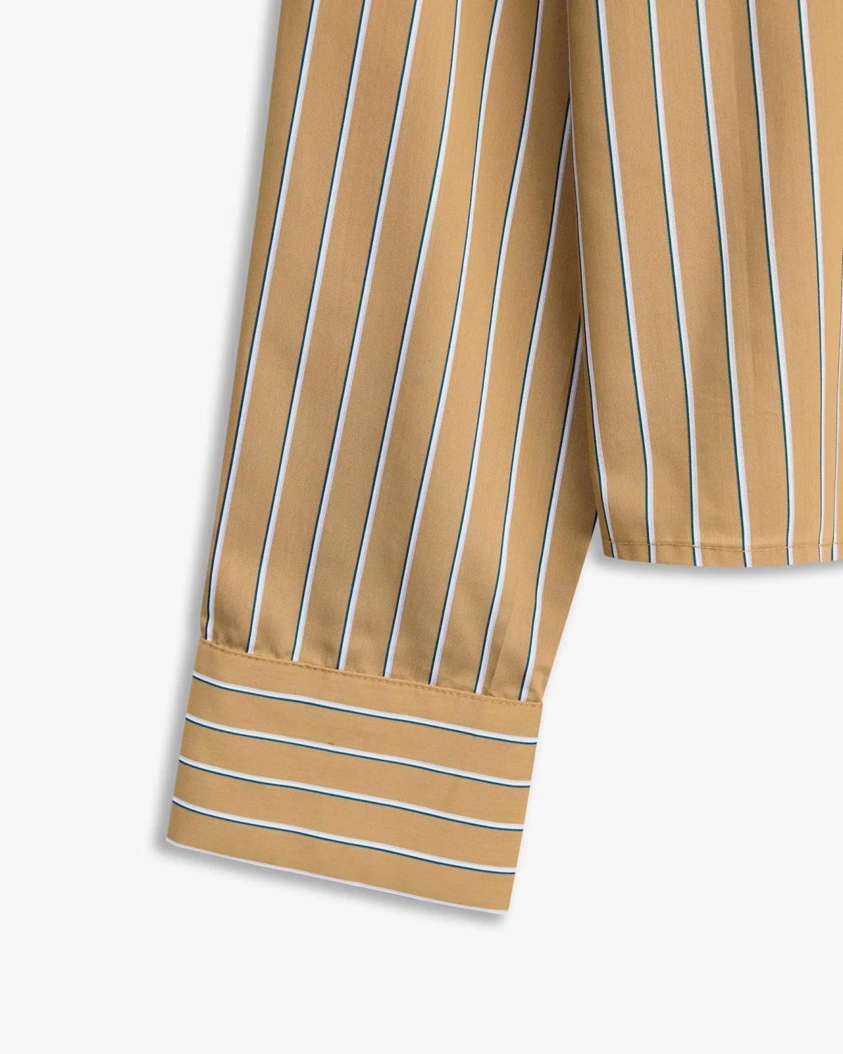 Lume Skjorte - Cognac Stripe - Bilde 2