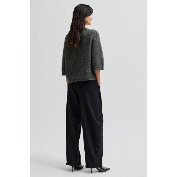 Andrea Knit Rib Cardigan - brun - Bilde 3