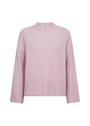 Roger CC O-Neck Knit - Lyse rosa