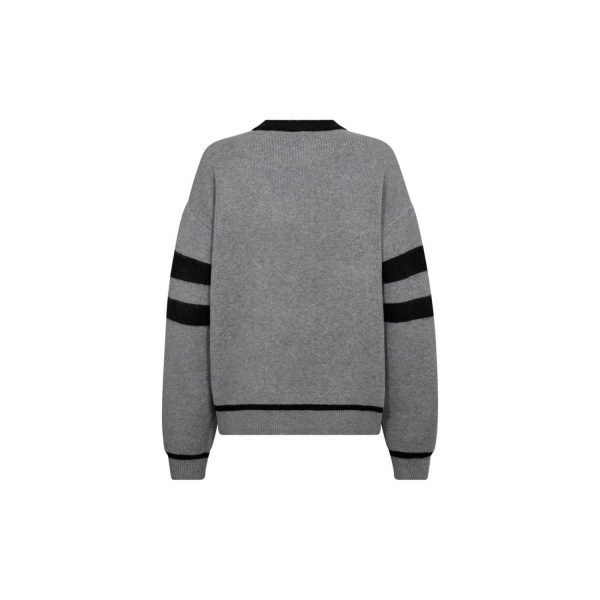 Row CC Coco Logo Knit - Lyse grå - Bilde 2