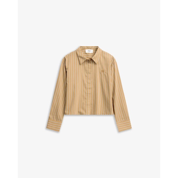 Lume Skjorte - Cognac Stripe - Bilde 3