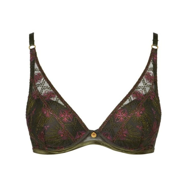 Plunge Foulard Padded