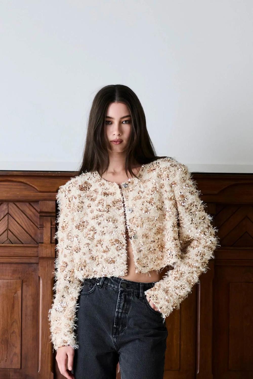 Glitz Jacket - cream - Bilde 3