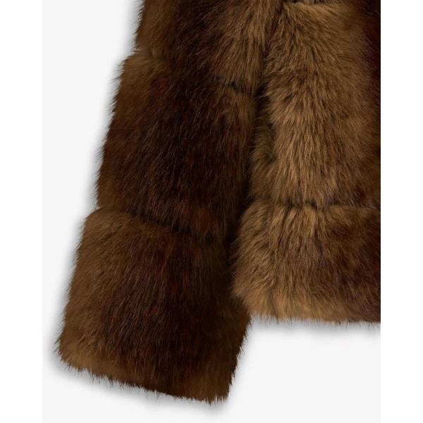 Posh Short Coat - brun - Bilde 3