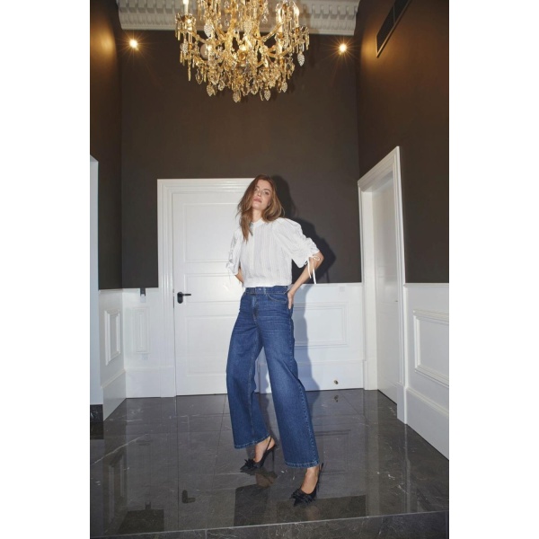 Rumi CC Belt Jeans - Mørk Denim