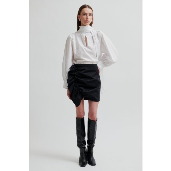 Flary Ruffle Skirt - sort - Bilde 3
