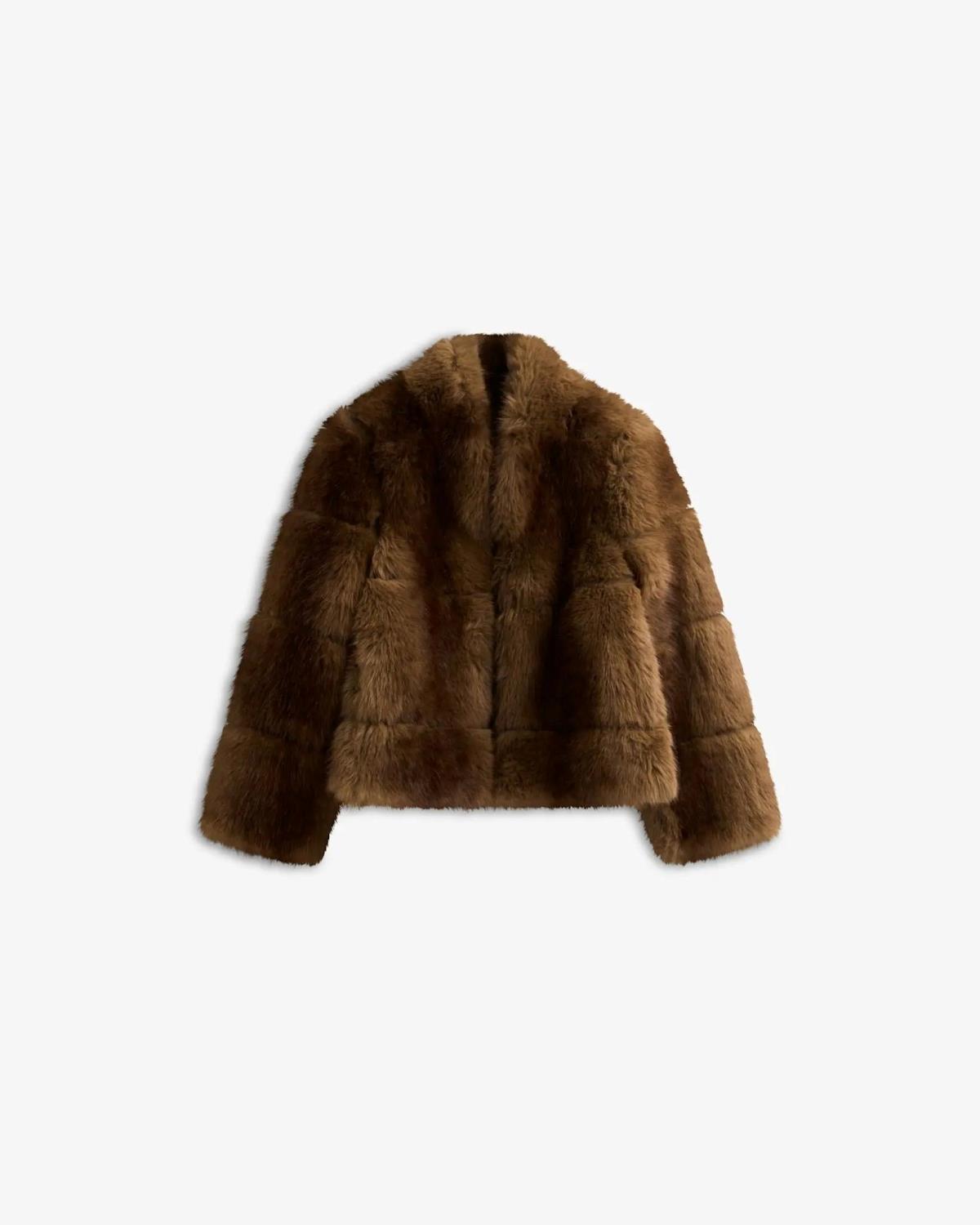 Posh Short Coat - brun