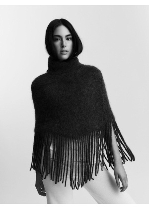 Nikola Chunky Poncho - sort