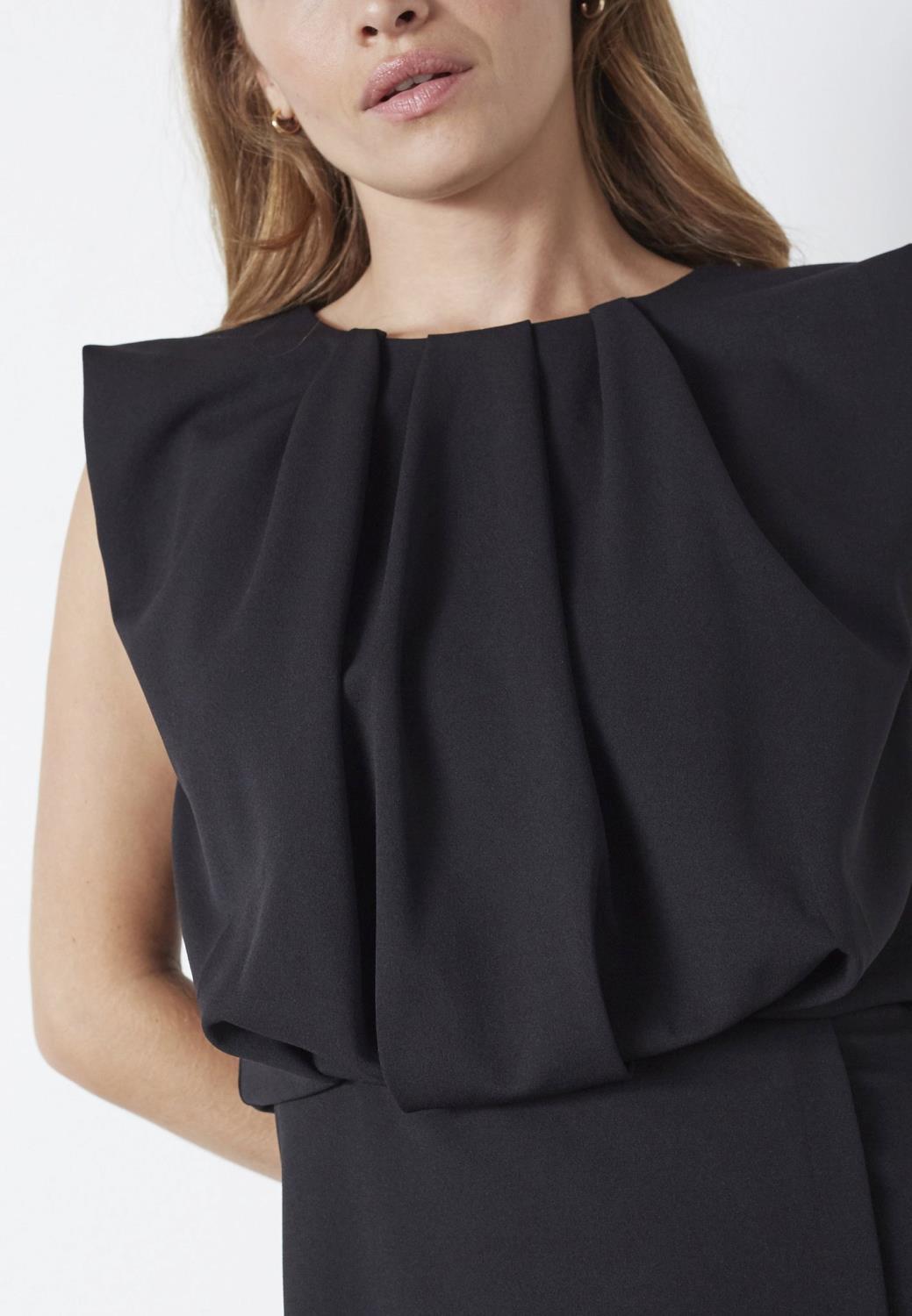 Falcon CC Pleat Mini Dress - sort - Bilde 5