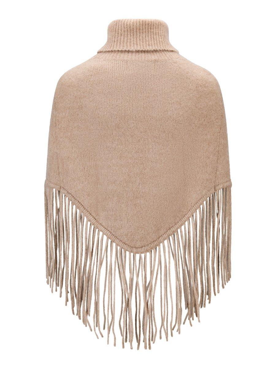 Nikola Chunky Poncho - Hazel Beige - Bilde 2