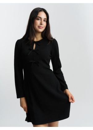Dora Merino Dress - Sort